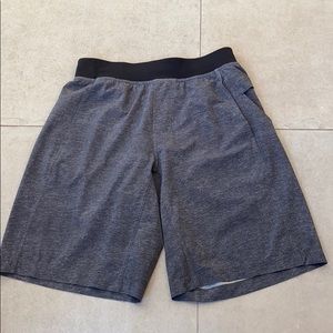 Lululemon Men gray athletic shorts